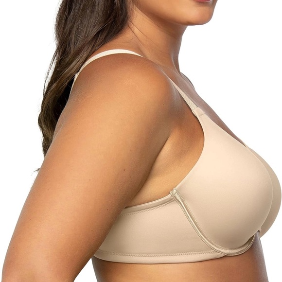 Vanity Fair Full Figure Beauty Back Smoothing Bra, Beige Size 42D - Picture 2 of 12